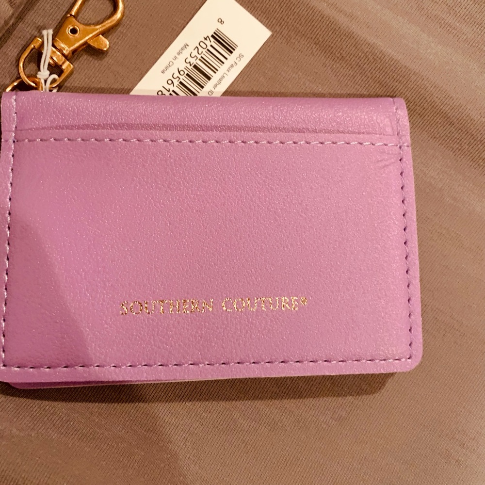 Southern Couture pink credit card holder